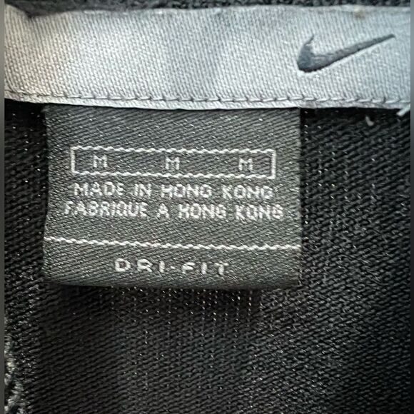 Nike turtleneck dri-fit black grey stripe size medium - Picture 7 of 16
